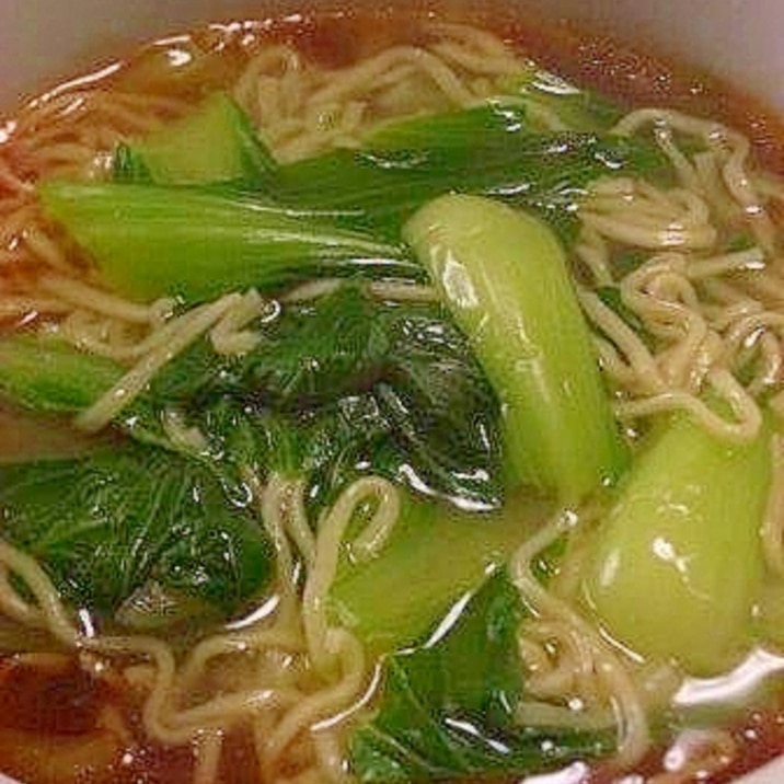 温まる　青梗菜のとろとろ醤油ラーメン